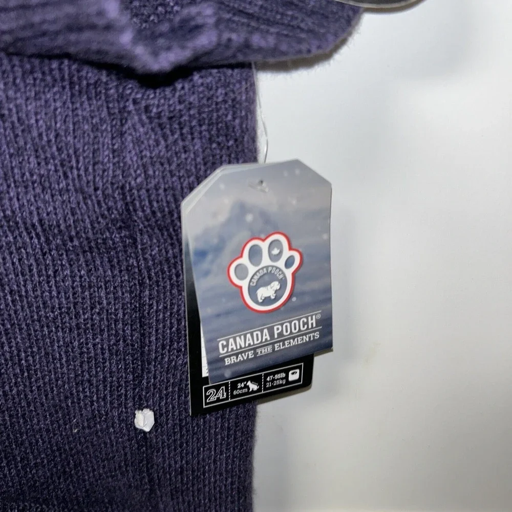 Canada Pooch Brave Elements Cargo Cardigan Coat Dog Jacket Size 24